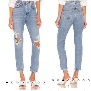 Agolde Fen High Rise Relaxed Taper Jeans in Wander 24